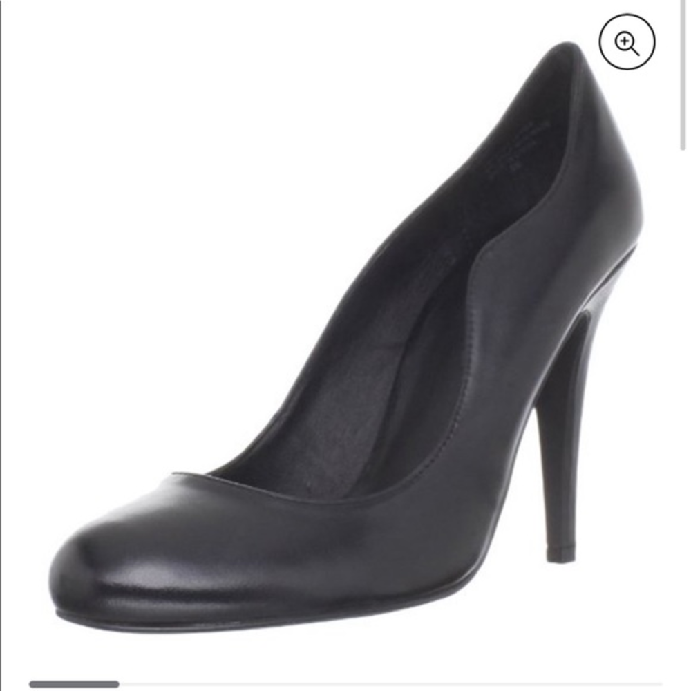 NEW Black Leather Pumps Heels Lillian Size 7.5 Kelsi Dagger